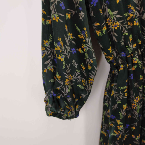 ショコラフィネローブ chocol raffine robe 花柄マキシワンピース レディース FREE